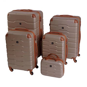

BERTOO cestovní kufr Firenze - champagne set 5v1