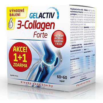 

Salutem GelActiv 3-Collagen Forte 60+60 kapslí