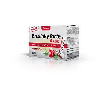 

Salutem Brusinky Forte Akut 1500 mg + D-Manosa 2000 mg 10 ampulí, lesní plody