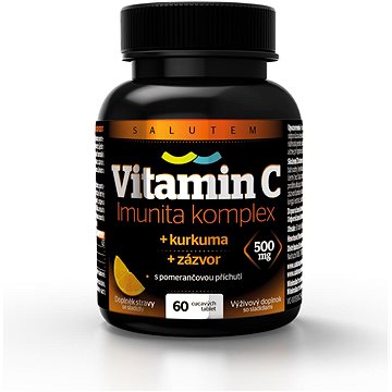 

Salutem Vitamin C 500 mg Imunita kurkuma + zázvor tbl. 60