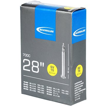 

Schwalbe duše 28" SV15 60mm 18/28-622