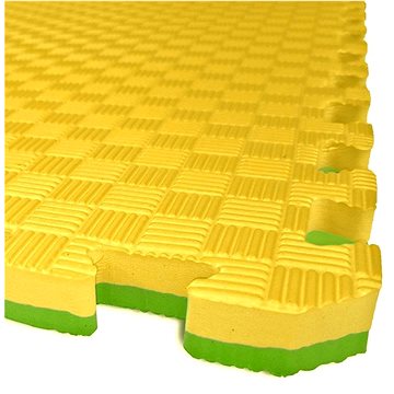 

SEDCO Dvoubarevná puzzle podložka 100 × 100 × 2,6 cm žlutá-zelená