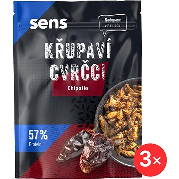 

SENS Křupaví & pražení cvrčci - Chipotle 3 x 16 g