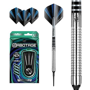

Šipky Winmau soft SABOTAGE 18g, 90% wolfram