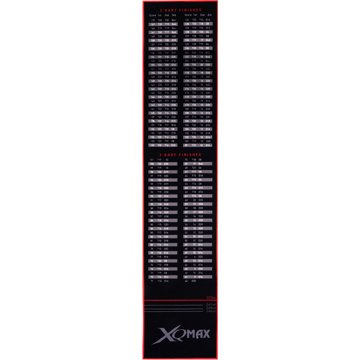 

XQ MAX Dart Mat Finishes Podložka/koberec na šipky 80 cm černo-červený