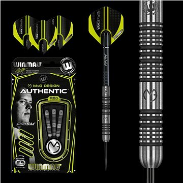 

Šipky Winmau steel MvG Authentic 24g, 85% wolfram