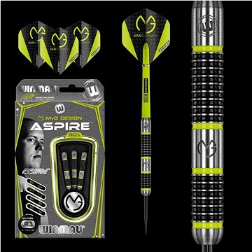 

Šipky Winmau steel MvG Aspire 21g, 80% wolfram
