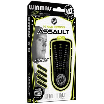 

Šipky Winmau steel Michael van Gerwen Assault 24g, 90% wolfram