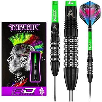 

Šipky steel RedDragon Peter Wright Black strike 24g, 90% wolfram