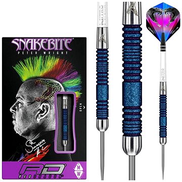 

Šipky RedDragon steel Peter Wright Snakebite Euro11 Element Blue 24g, 90% wolfram