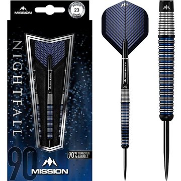 

Šipky Mission steel Nightfall M3 23g, 90% wolfram