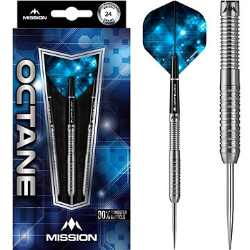 

Šipky Mission steel Octane M3 24g, 80% wolfram
