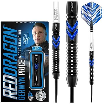 

Šipky RedDragon steel Gerwyn Price Blue Ice 24g, 90% wolfram