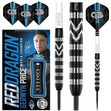 

Šipky RedDragon steel Gerwyn Price World Champion 26g, 90% wolfram