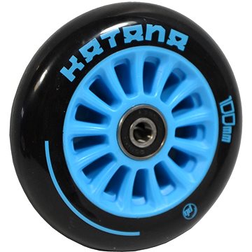 

Náhradní kolečka do freestyle koloběžky - 100 mm PU, modré, 2 ks