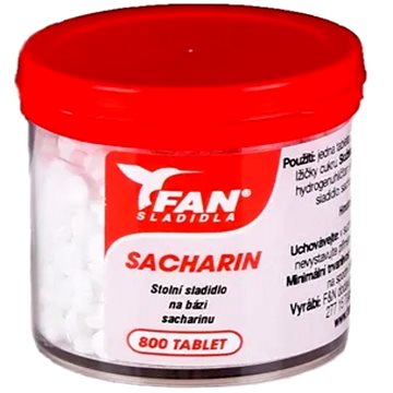 

FAN Sacharin tablety 50 g, 800 ks