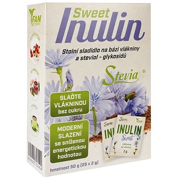 

FAN Inulin sweet vláknina na slazení v sáčcích 25 × 2 g