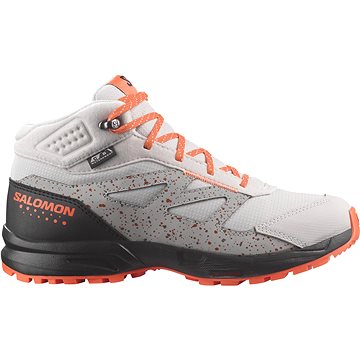 

Salomon OUTway Mid CSWP J Lunar Rock/Black/Shocking Orange EU 33 / 205 mm