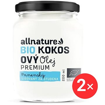 

Allnature Bio Kokosový olej 2 x 200ml