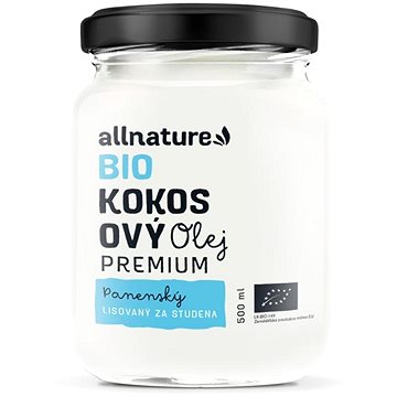 

Allnature Kokosový olej BIO 500ml