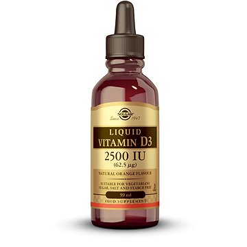 

Solgar Vitamin D3 2500 IU 59 ml