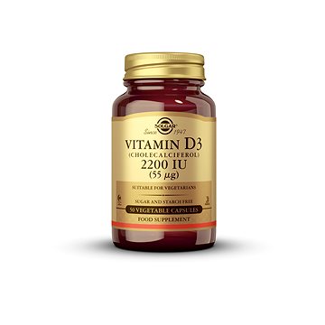 

Solgar Vitamin D3 2200 IU 50 tobolek