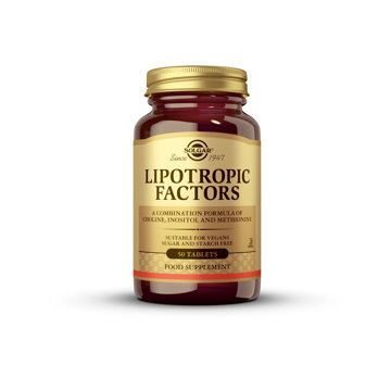

Solgar Lipotropní faktory, 50 tablet