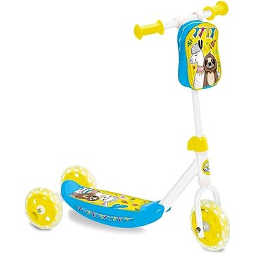 

Koloběžka - trojkolka MONDO MY FIRST SCOOTER llama and friends žlutá