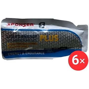 

Sponser Liquid energy PLUS, 6 x 35g, Neutral