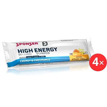 

Sponser High energy, 4 x 45g, Apricot-Vanilla