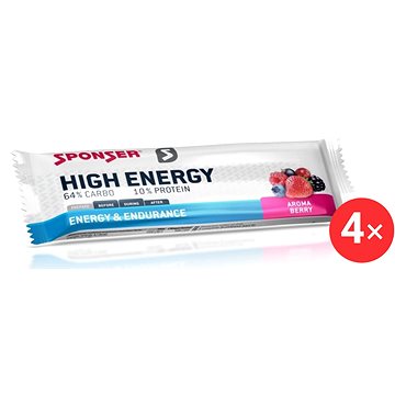 

Sponser High energy, 4 x 45g, Berry