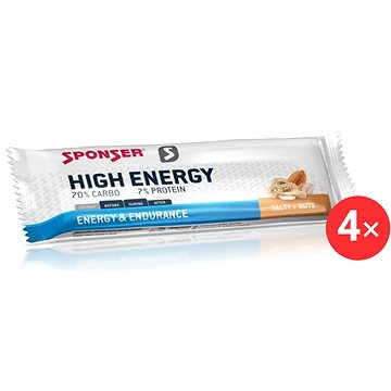 

Sponser High energy, 4 x 45g, Salty Nuts
