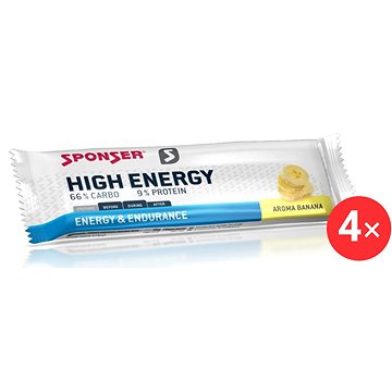 

Sponser High energy, 4 x 45g, Banana