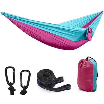 

Surtep Hamaka Camping Relax 210T, 260 × 140 cm, barva Modrá/Růžová