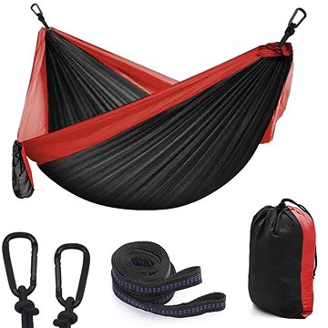 

Surtep Hamaka Camping Relax 210T, 260 × 140 cm, barva Červená/Černá