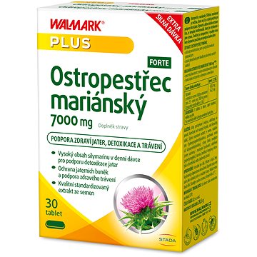 

Walmark Ostropestřec marianský 7000 mg, 30 tablet