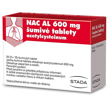 

NAC AL 600 mg 20 šumivých tablet