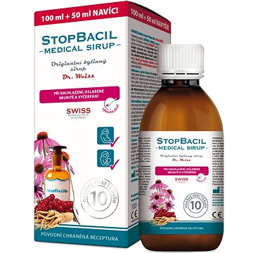 

Dr.Weiss STOPBACIL Medical sirup 100+50 ml NAVÍC