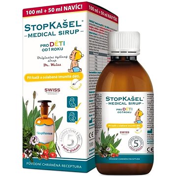 

Dr.Weiss STOPKAŠEL Medical sirup od 1 roku 100 + 50 ml