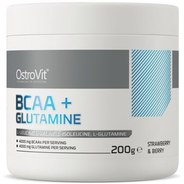 

OstroVit - BCAA + Glutamin, 200 g, Jahoda/Borůvka