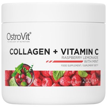 

OstroVit - Kolagen + Vitamín C, 200 g, Malinová limonáda s mátou