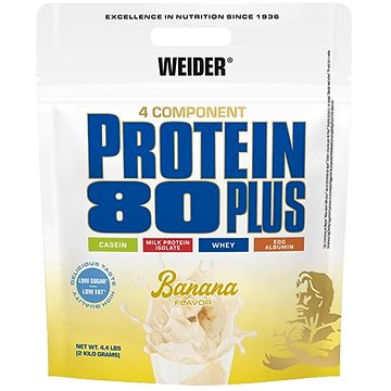 

Weider Protein 80 Plus 2000g, banán