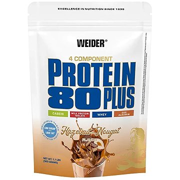 

Weider Protein 80 Plus 500g, oříšek-nugát
