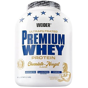 

Weider Premium Whey 2300g, čoko/nugát
