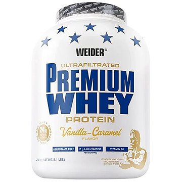 

Weider Premium Whey 2300g, vanilka/karamel
