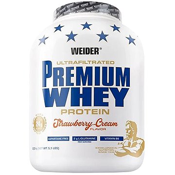 

Weider Premium Whey 2300g, jahoda/vanilka