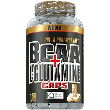 

Weider BCAA + L-Glutamine 180kapslí