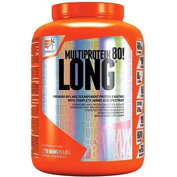 

Extrifit Long 80 Multiprotein, 2270g, strawberry banana