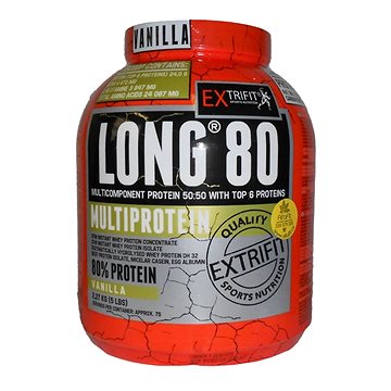 

Extrifit Long 80 Multiprotein, 2270g, vanilla