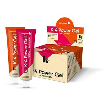 

Kompava K4 Power Gel 70 g, 15 ks, pomaranč-limetka